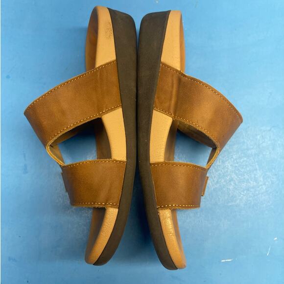 MEGNYA Comfortable Orthopeic Flip Flops for Women, Best Plantar Fasciitis Size 6 - Picture 9 of 11